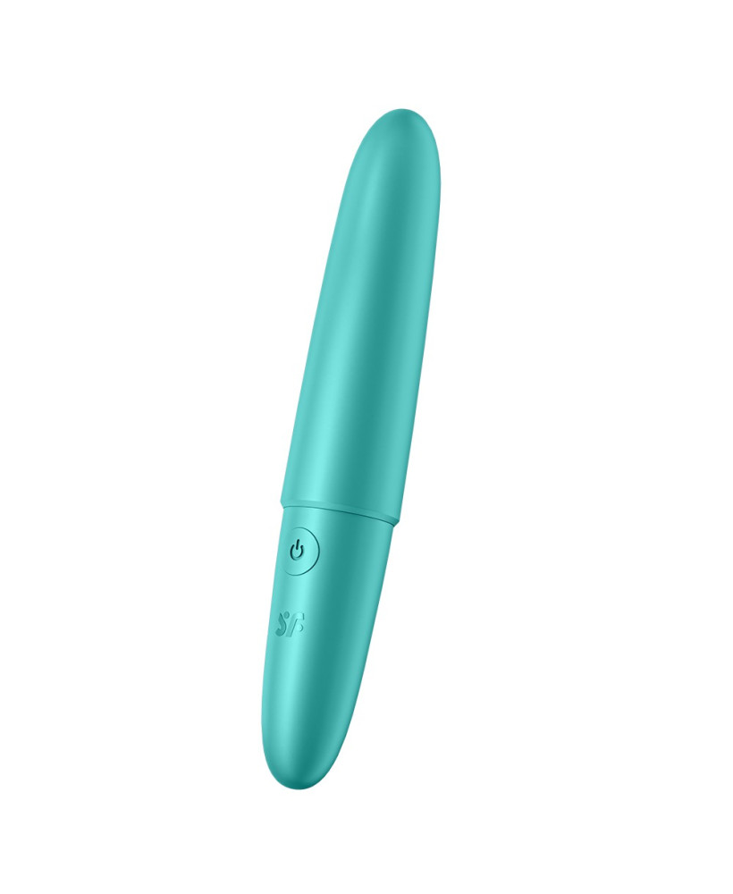 Vibromasseur turquoise USB Ultra Power Bullet 6 Satisfyer 